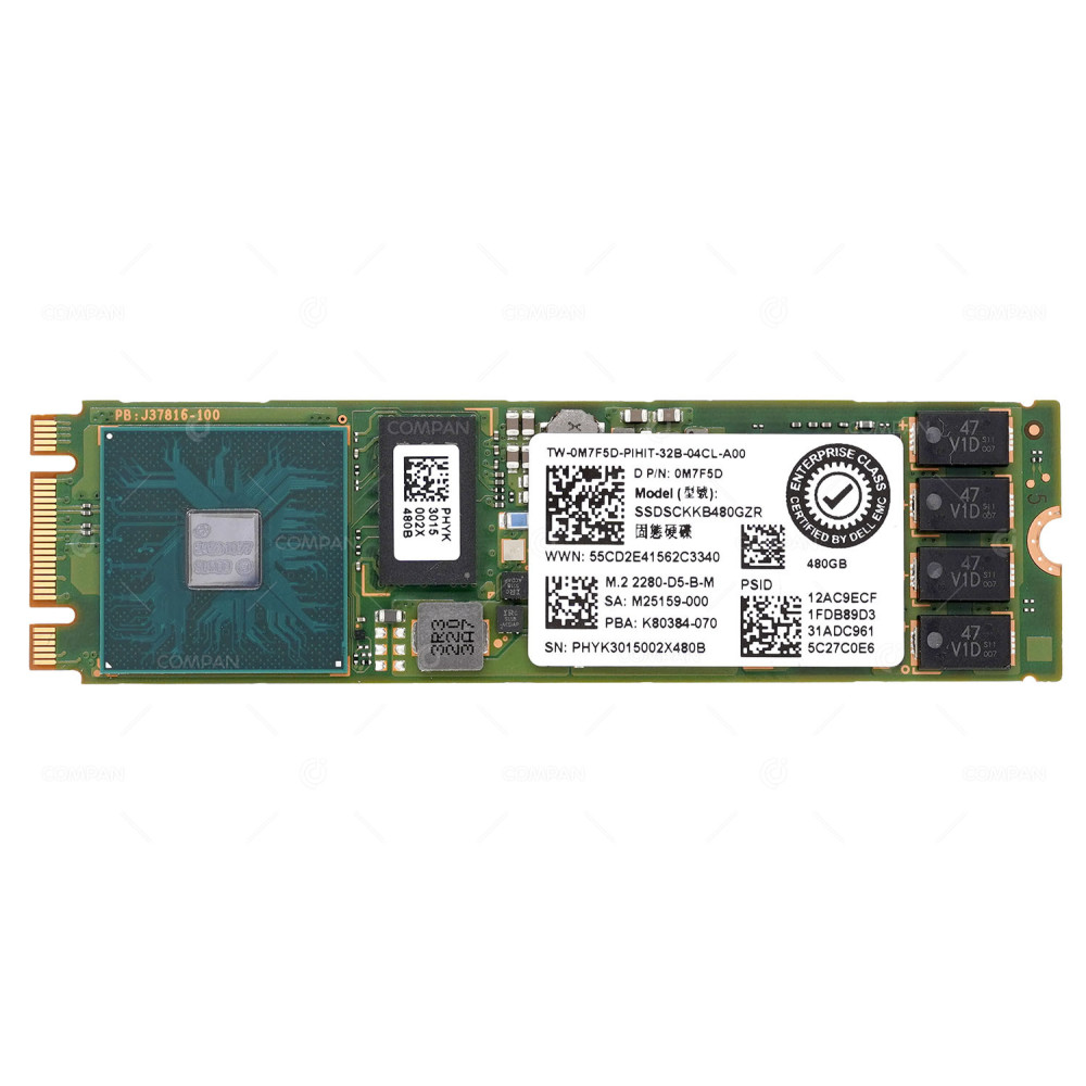 M7F5D  DELL 480GB 6G SATA M.2 2280 TLC SSD